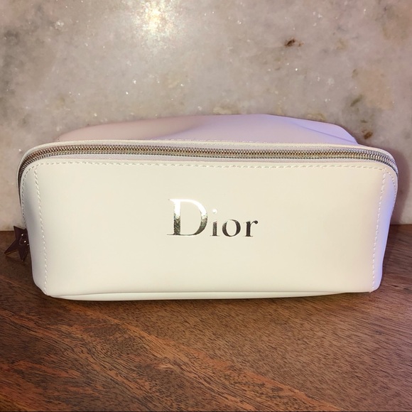 Dior White Cosmetic Bag - Picture 7 of 7